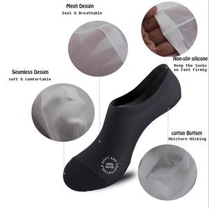Ultra-thin lining non-slip invisible socks