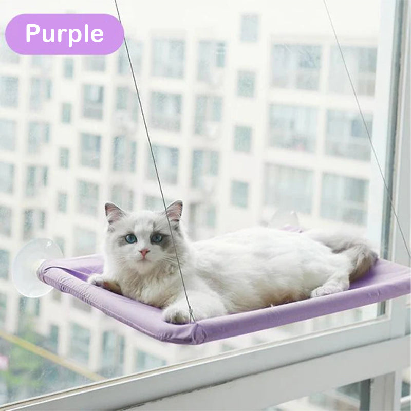 Window-Mounted Cat Hammock