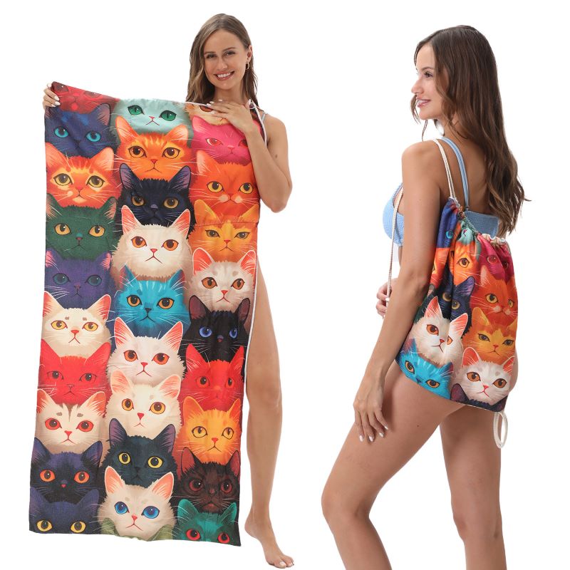Foldable Beach Towel