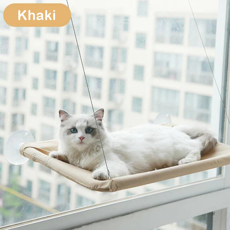 Window-Mounted Cat Hammock