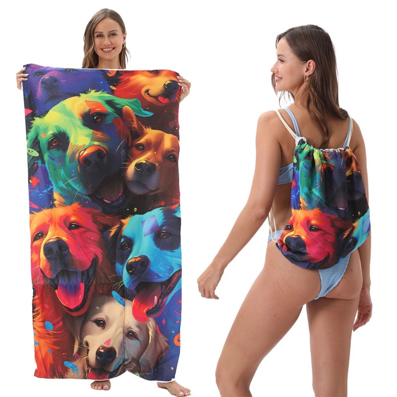 Foldable Beach Towel