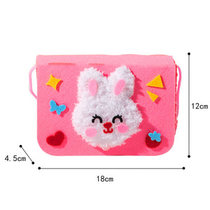 Wool Embroidery Painting Crossbody Bag