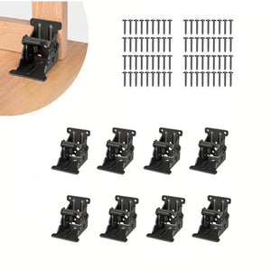 Table support self-locking hinge