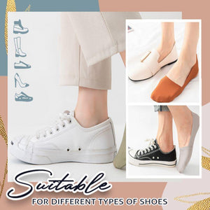 Free Cut Non Slip Ice Silk Socks - 3 Pairs