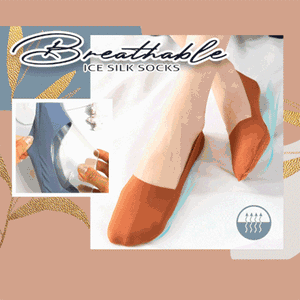 Free Cut Non Slip Ice Silk Socks - 3 Pairs