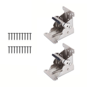 Table support self-locking hinge