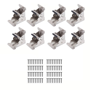 Table support self-locking hinge
