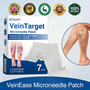 VeinEase microneedle treatment patch