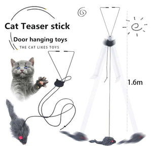 Hanging Door Bounce Cat Interactive Toy