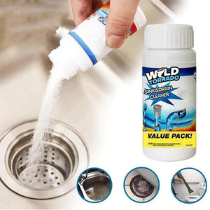 Powerful sink and drain cleaner