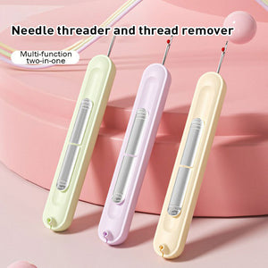 2-in-1 Needle Threader and Seam Winder Tool