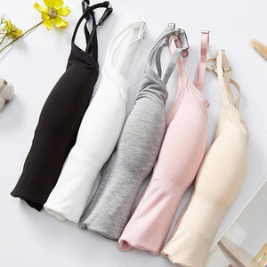 Camisole bra with built-in bra