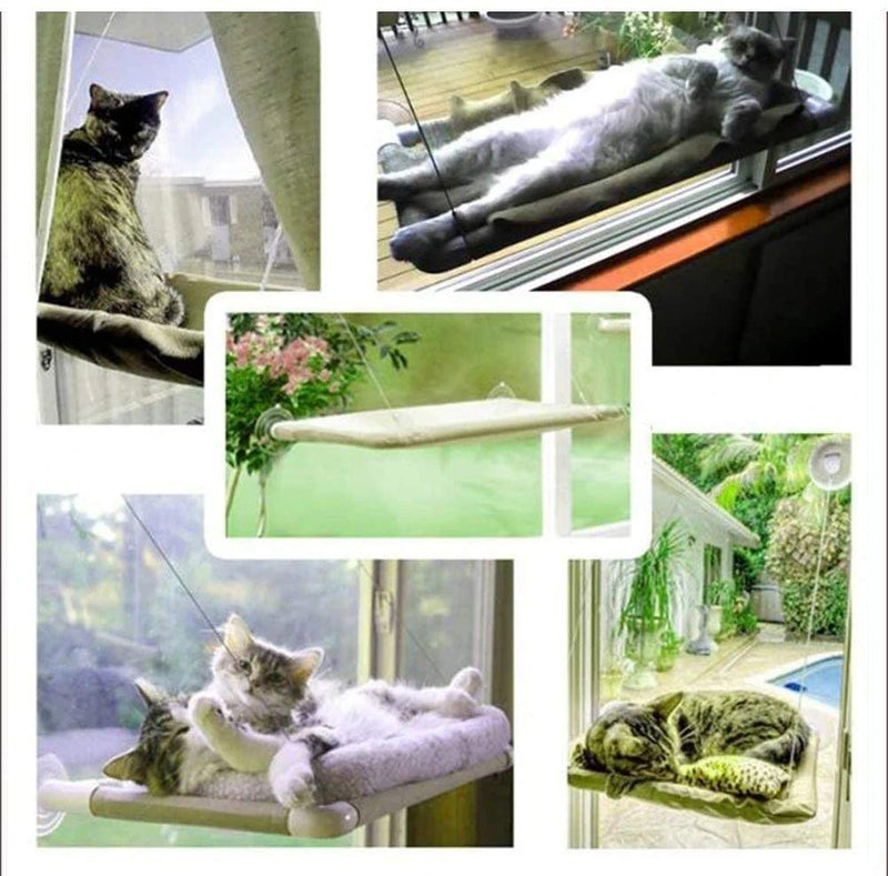 Window-Mounted Cat Hammock