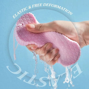 Super soft exfoliating bath sponge