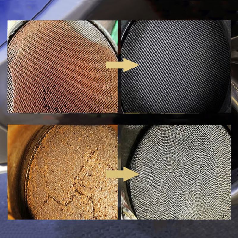 Engine catalytic converter cleaner