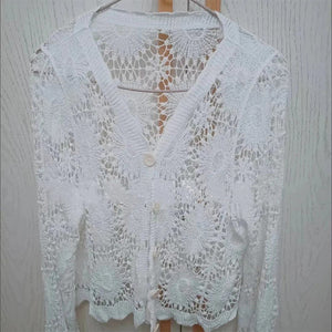 Women's V-neck lace long-sleeved top