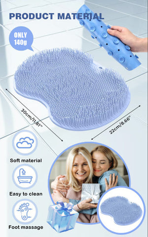 Shower Foot & Back Scrubber Massage Pad