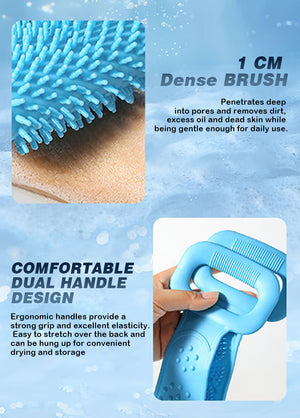 Silicone bath towel