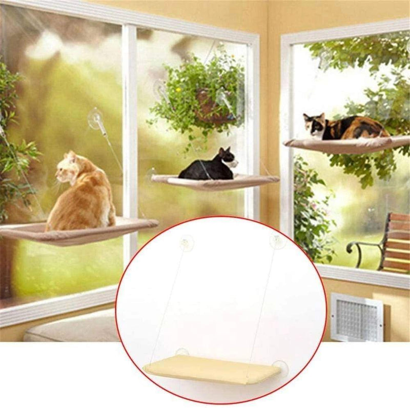 Window-Mounted Cat Hammock
