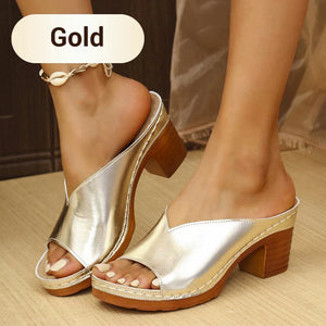 🌸Women's thick heel orthopedic sandals